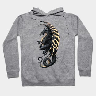 Master Dragon Black Gold Hoodie